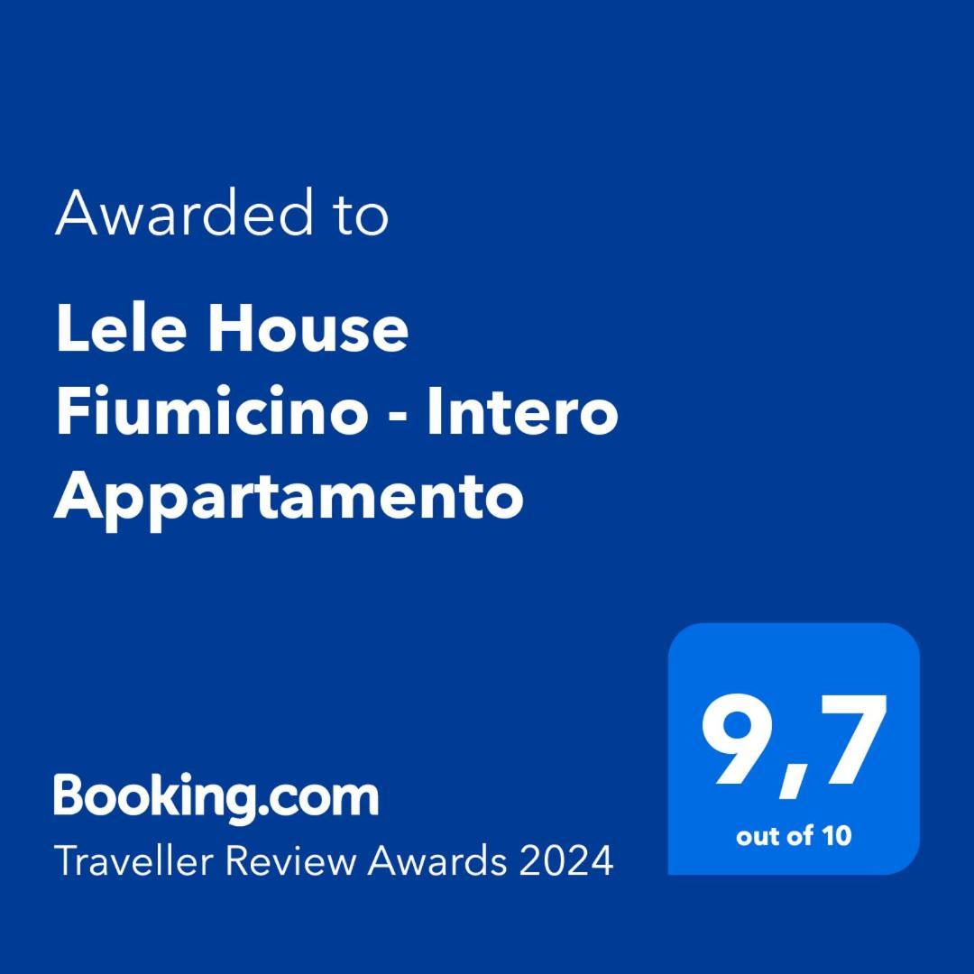 Lele House Fiumicino - Intero Appartamento Aeroporto Di Fiumicino - Nuova Fiera Di Roma Экстерьер фото